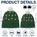 Family - Custom Photo Best Dad Ever Ver 2 - Personalized Bobble Beanie Hat
