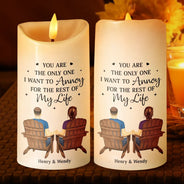 Gift For Couples, Gift For Husband, Gift For Wife, Gift For Boyfriend, Gift For Girlfriend - You & Me We Got This - Personalized Flameless LED Candle