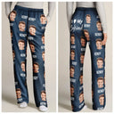Gift For Couples, Gift For Husband, Gift For Wife, Gift For Boyfriend, Gift For Girlfriend - Custom Photo I Love My Wife Boyfriend - Personalized Pajama Pants