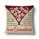 To Our Grandma When You're Missing Us - Gift For Grandparents - Personalized Custom Pillow