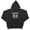 Chibi Girl Bestie Trouble When We're Together - Gift For Bestie - Personalized Custom T Shirt