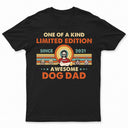 Limited Edition Awesome Dog Dad - Gift For Dog Lover - Personalized Custom T Shirt