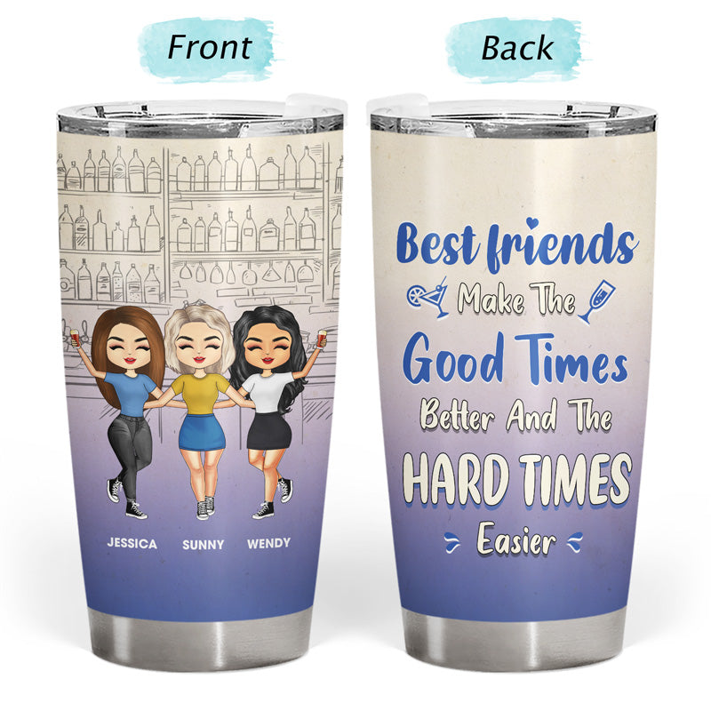 Friendship Trouble When We're Together - Gift For Bestie - Personalized Custom Tumbler