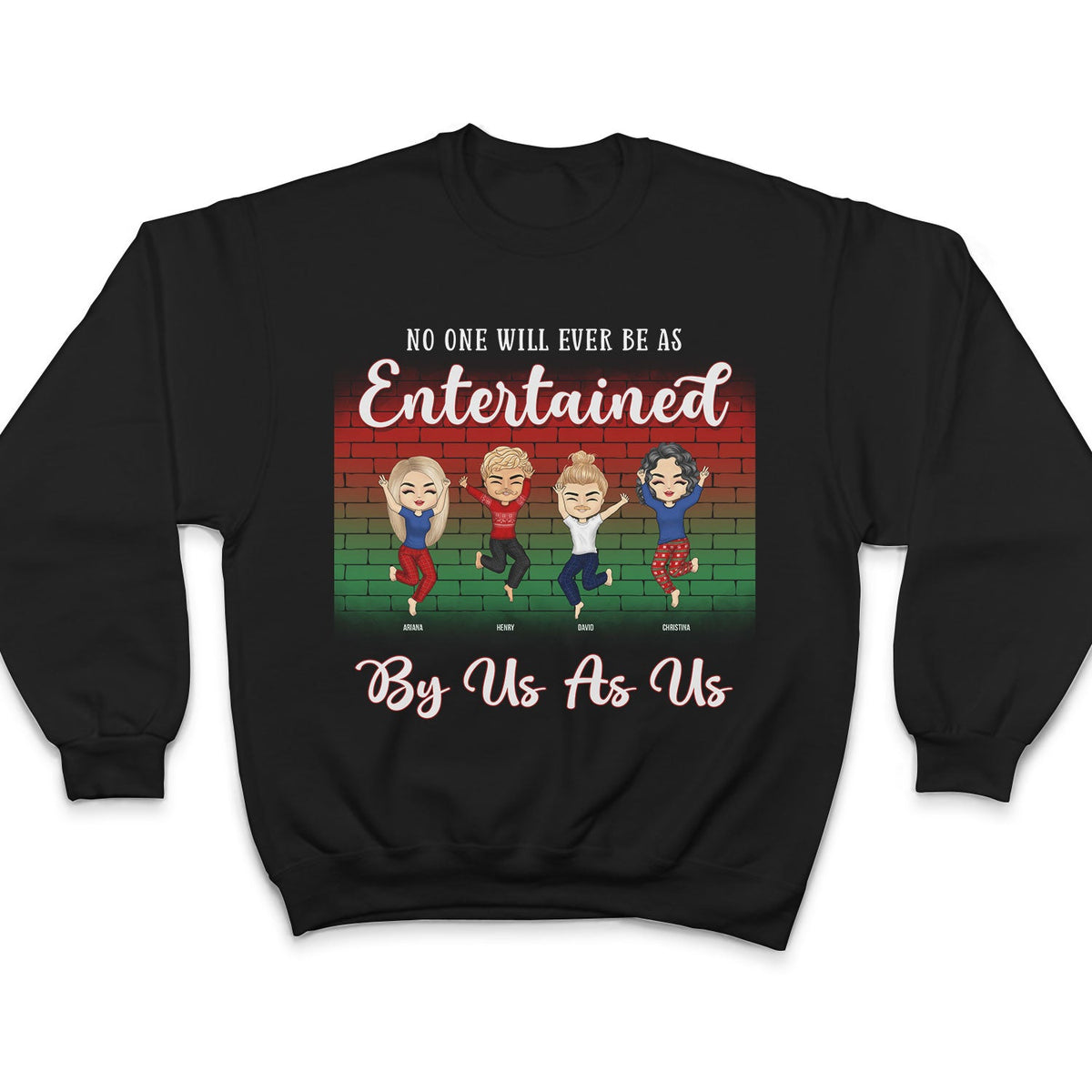 Best Friends Be Naughty Save Santa The Trip - Christmas Gift For Bestie - Personalized Custom T Shirt