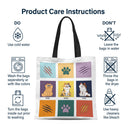 Life Is Better With Cat - Gift For Cat Lovers - Personalized Zippered Canvas Bag