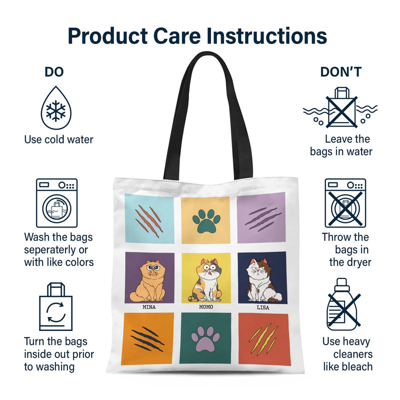 Life Is Better With Cat - Gift For Cat Lovers - Personalized Zippered Canvas Bag