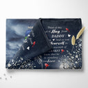 Sending You Love - Sympathy Gift To Comfort Those Grieving The Loss of A Loved One - Personalized Fleece Blanket