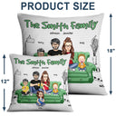 Cartoon Family - Gift For Family - Personalized Pillow
