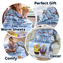 When You Miss Me Have No Fear - Memorial Sympathy Gift - Personalized Fleece Blanket