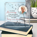 Custom Photo For Those Who Can Not Be Here - Memorial Gift For Special Days - Personalized Square Shaped Acrylic Plaque
