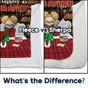 Just A Girl Who Loves Books Bed Sitting - Gift For Book Reading Lovers - Personalized Fleece Blanket