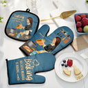 Murder Is Wrong - Gift For Mom, Gift For Baking Lovers - Personalized Oven Mitts, Pot Holders