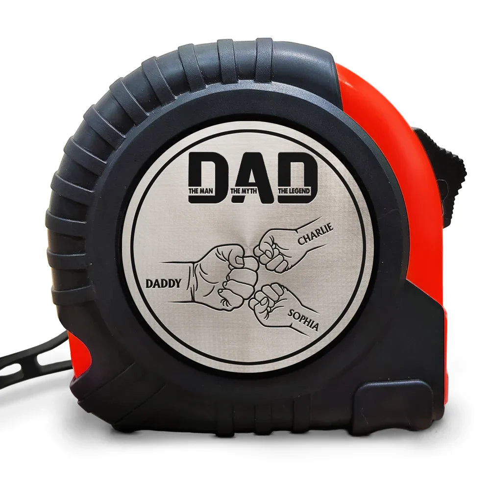 Dad Grandpa The Man The Myth The Legend - Personalized Tape Measure