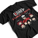 Dad - Daughters (Young), Gift For Father, Dad - Sons, Dad - Children, Funny - Dad Of Twins - Personalized T Shirt