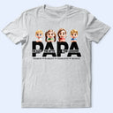 Gift For Father,Funny,Gift For Grandpa - Dad Papa The Man The Myth The Legend - Personalized T Shirt