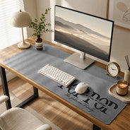 Dad - Children,Gift For Husband,Gift For Uncle,Gift For Grandpa,Gift For Father,Grandpa - Grandkids,Non-Eng,Special Font,Confident - Dad Papa We Love You - Personalized Leather Desk Mat
