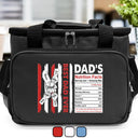 Gift For Yourself,Gift For Men,Gift For Father,Sons,Children,Dad,Daughters - Dad's Nutrition Facts - Personalized Lunch Bag, Cooling Tote