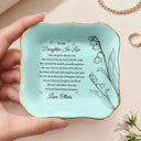 Mom - Daughters (Adult),Gift For Mother,Gift For Daughter,Love - Daughter-In-Law You Are Also My Daughter-In-Heart - Personalized Ring Dish