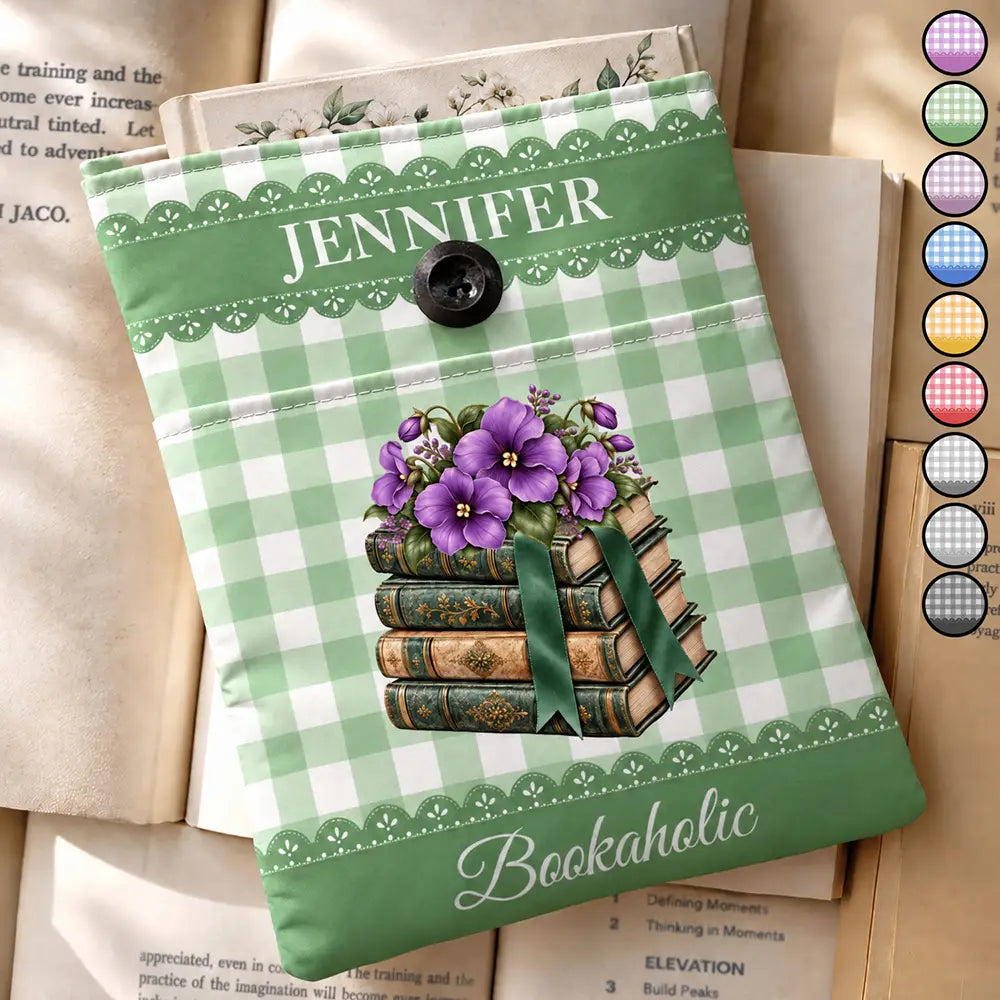 Top Market,Gifts For Her,Christmas,Gifts For Him,Reading,Gift For Yourself,Icon,Happy - Bookworm Keepsake - Personalized Book Sleeve
