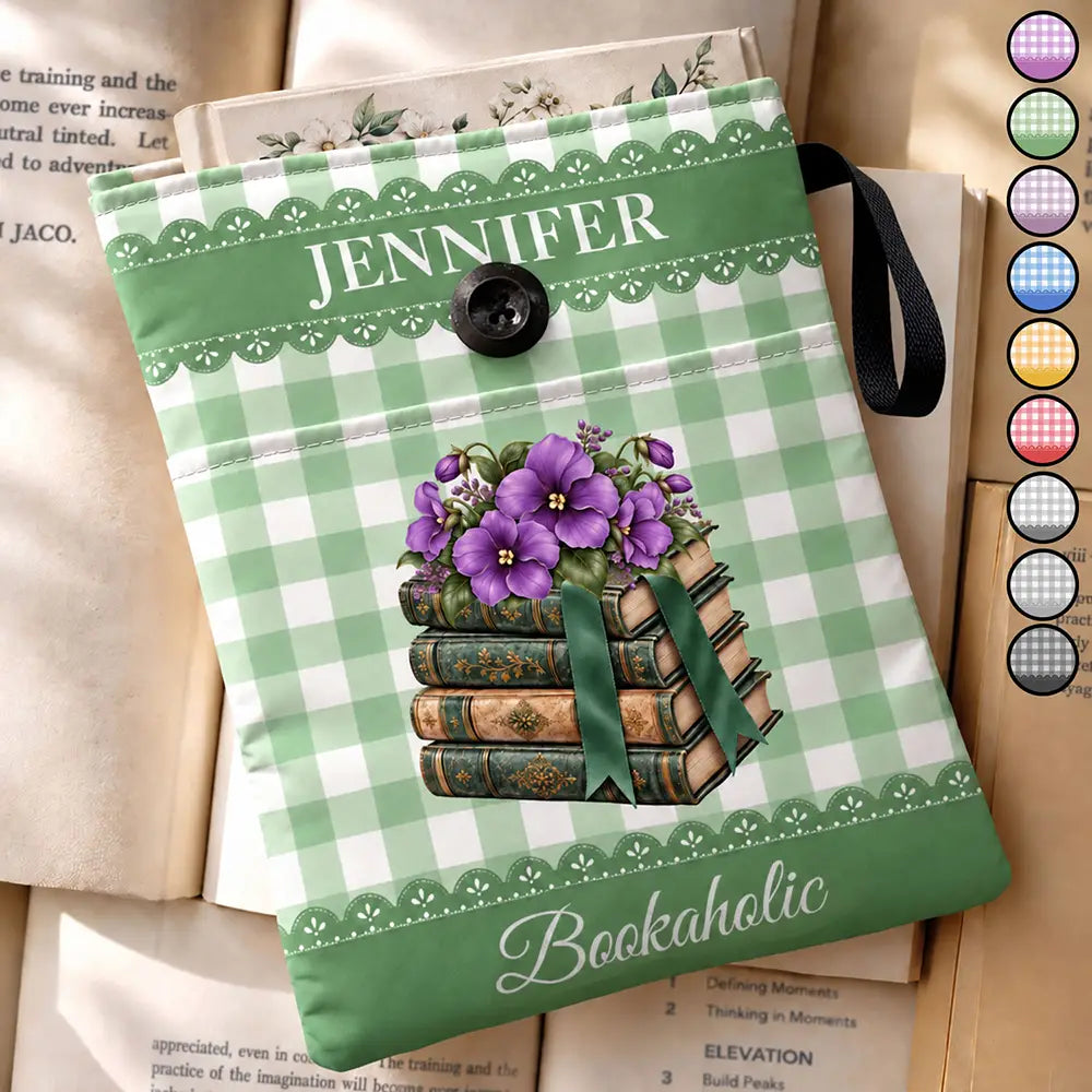 Top Market,Gifts For Her,Christmas,Gifts For Him,Reading,Gift For Yourself,Icon,Happy - Bookworm Keepsake - Personalized Book Sleeve