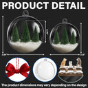 Christmas, Pet Lovers, Cat Lovers, Dog Lovers, Memorial - Dog Cat Lovers Always In My Heart - Personalized 3D Acrylic Ball Ornament