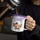 Dog Lovers,Pet Lovers,Dog Mom,Dog Dad,Funny - Dog Mom If I Could Talk - Personalized White Edge-to-Edge Mug