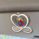 Gift For Couples,Gift For Husband,Gift For Wife,Gift For Boyfriend,Gift For Girlfriend,Love - Drive Safe I Love You Couples - Personalized Custom Shaped Acrylic Car Visor Clip