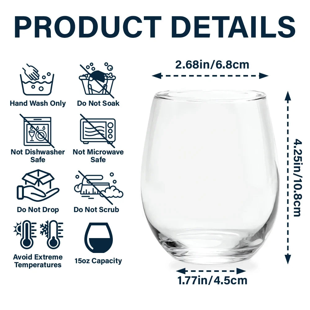 Art Design,Gift For Bestie,Alcohol,Photo - Semi Realistic Portrait,Happy - Custom Photo Semi Realistic Portrait Besties Forever - Personalized Stemless Wine Glass