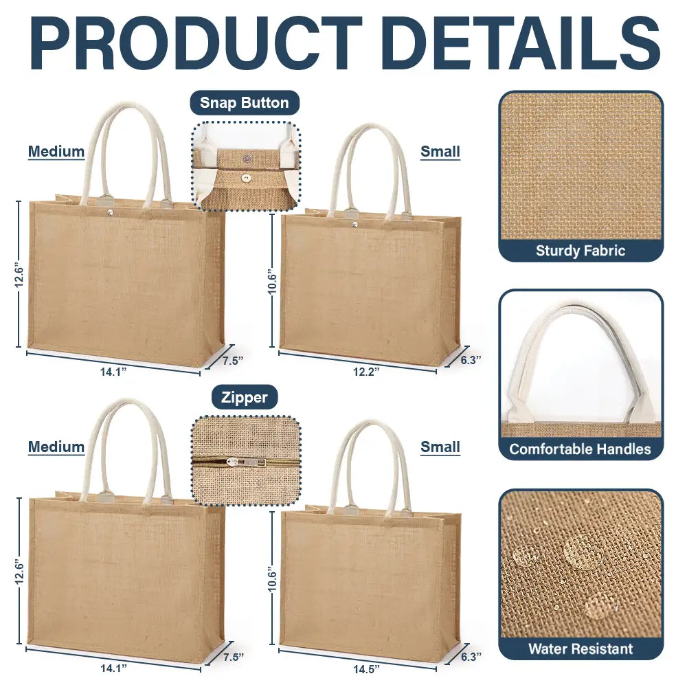 I'm Retired I Don't Have To - Personalized Jute Beach Bag