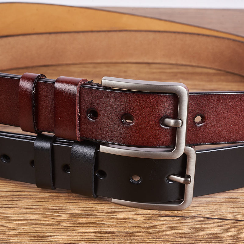 You Wear This Reminds You How Much I Love You - Personalized Engraved Leather Belt