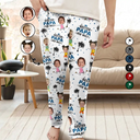Gift For Husband,Gift For Wife,Parents,Gift For Yourself,Gift For Women,Gift For Men,Gift For Father,Gift For Mother,Gift For Grandpa,Gift For Grandma,Happy,German - Eigenes Foto Beste Eltern Und Großeltern der Welt - Personalisiertes Pyjamahose