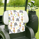 Gift For Grandpa,Sport Dad,Gift For Father,Happy,Custom Photo,Non-Eng,German - Eigenes Foto Bester Papa Von Par Lustiges Kind - Personalisiertes Golf-Handtuch