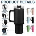 Custom Photo,New Dad,New Mom,New baby,Gift For Father,Non-Eng,Photo - Pencil Sketch (Bold),Calendar,Adorable - Custom Photo Bold Sketch Calendar The Day You Became My Mom Dad - Personalized Engraved 40oz Tumbler