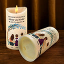 Gift For Yourself,Gift For Women,Gift For Mother,Mom - Daughters (Adult),Mom - Daughters (Young),Mom - Sons,Mom - Children,Gift For Daughter,Gift For Son,Love,German - Die Liebe Zwischen Mutter Und Töchtern Und Söhnen Ist Für Immer - Personalisierte Flammenlose LED-Kerzen