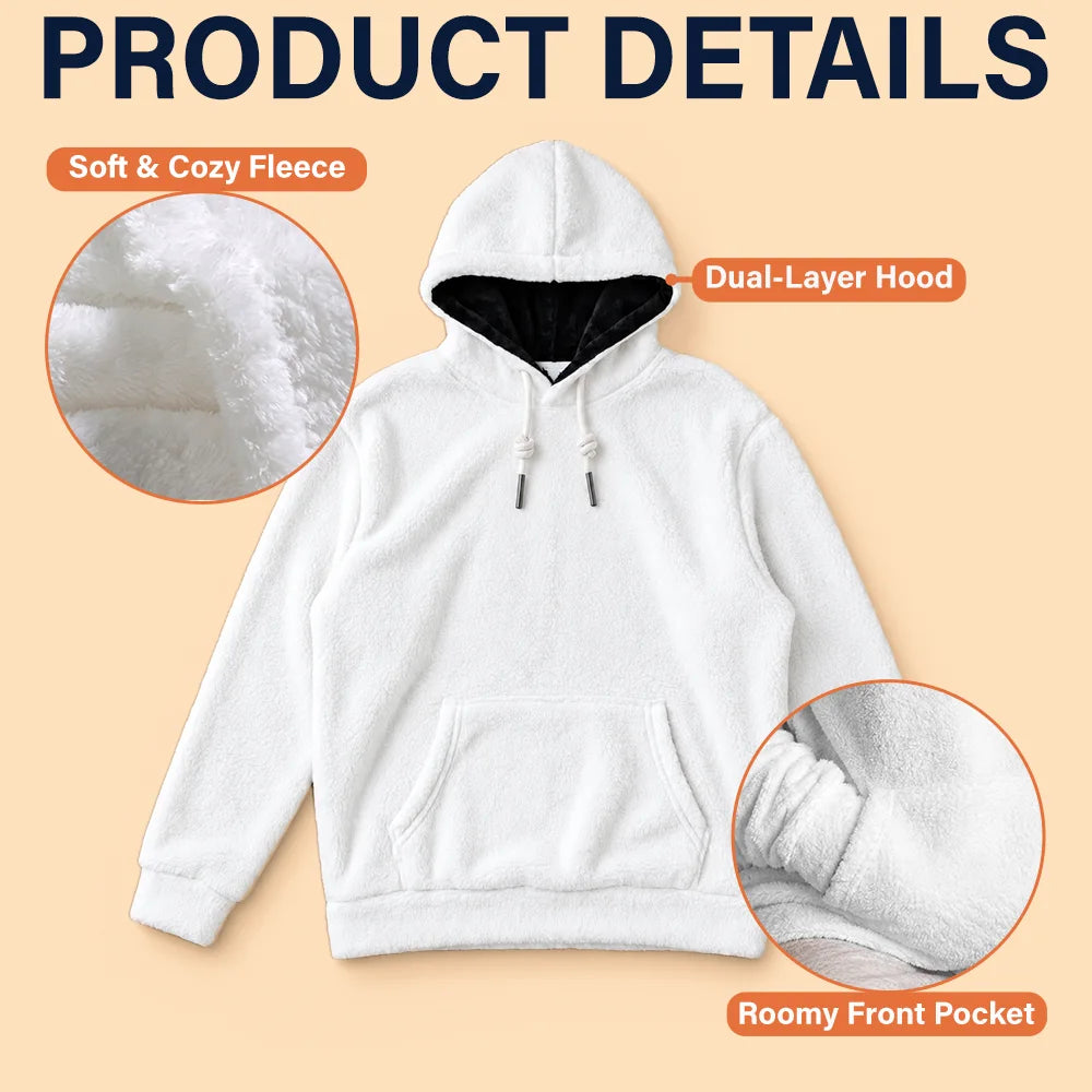 Christmas, Custom Text, Gift For Women, Gift For Yourself, Gifts For Her, Happy - Gift For True Crime Lovers - Personalized Binge Watching Fleece Hoodie