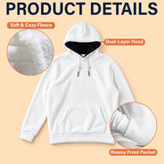 Christmas, Custom Text, Gift For Women, Gift For Yourself, Gifts For Her, Happy - Gift For True Crime Lovers - Personalized Binge Watching Fleece Hoodie