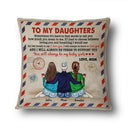 Mom To My Daughter - Gift For Daughter - Personalized Custom Pillow