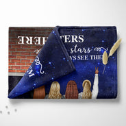 Like Stars - Gift For Besties, Best Friends, BFF - Personalized Custom Fleece Blanket