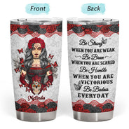 Sugar Skull I'm Not Sugar & Spice - Personalized Custom Tumbler