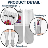You Rock My Socks - Christmas Gift For Couples - Personalized Socks