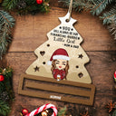 Financial Burden - Christmas Gift For Son Daughter - Personalized Wooden Cutout Ornament, Money Holder Ornament