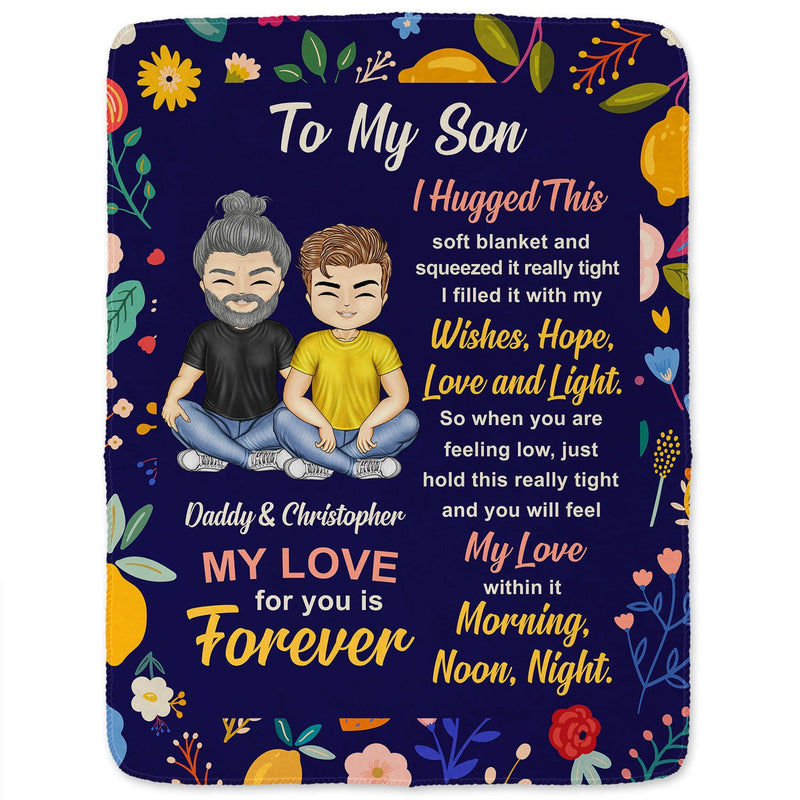 To My Daughter - Gift For Daughter - Personalized Fleece Blanket, Sherpa Blanket