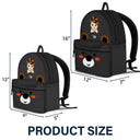 Teddy Bear Kid - Personalized Canvas Backpack