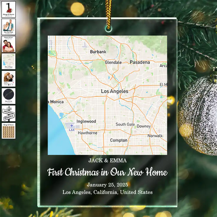 Family Our Love Keepsake - Personalized Custom Shaped Acrylic Ornament
