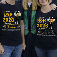 Graduation, Family, Happy - Family Matching Happy Graduation - Personalized T Shirt