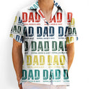 Gift For Father,Summer,Happy - Father Dad The Man The Myth The Legend - Personalized Hawaiian Shirt