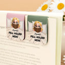 Reading, Gift For Yourself, Gift For Women, Funny - Fell Asleep Here Book Lovers - Personalized Leather Magnetic Bookmark