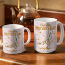 New Mom,New baby,Love - First Mother's Day Together Nacre Effect - Personalized White Edge-to-Edge Mug