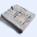Gift For Mother,Gift For Father,Gift For Kids,Gift For Men,Gift For Women,Happy,Family,Non-Eng,Vector - First Time Ever As A Family Of Three - Personalized T Shirt