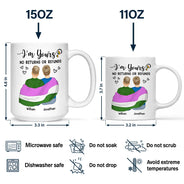 Gift For Couples, Gift For Husband, Gift For Wife, Gift For Boyfriend, Gift For Girlfriend, LGBT, Love - Flag Together Since - Personalized Mug